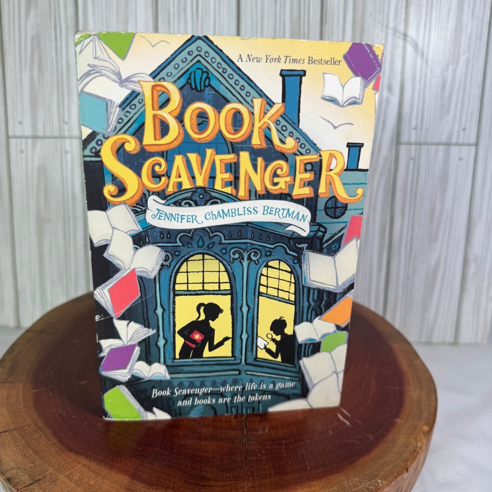 Book Scavenger Jennifer Chambliss Bertman Paperback Middle Grade Mystery Novel‎